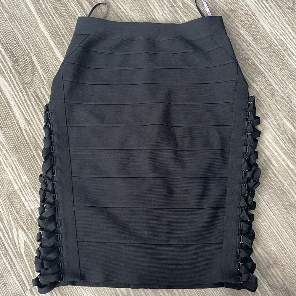 Herve leger black skirt